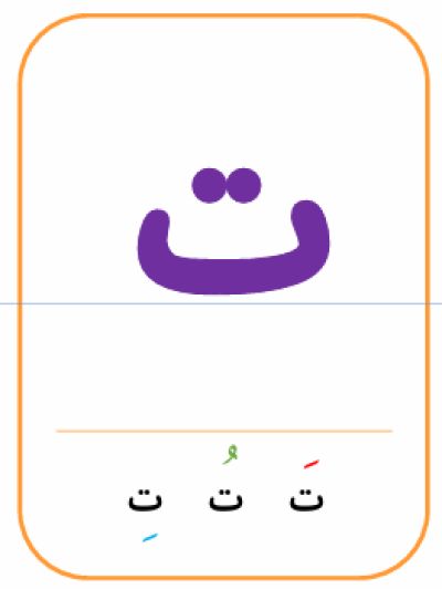 ت